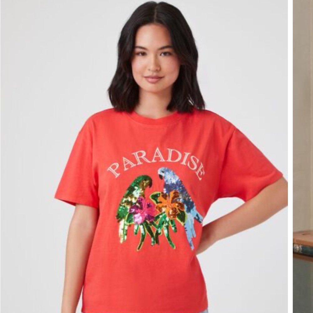 Forever 21 Paradise Graphic T-Shirt